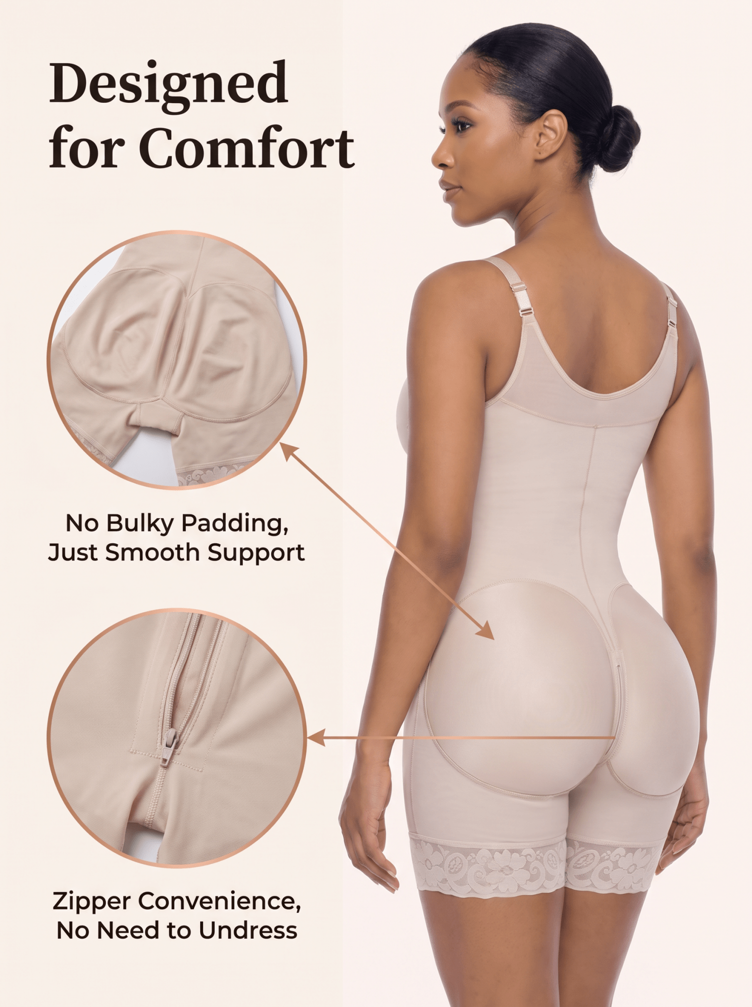 Stage 2 Sculpt & Support Faja — Built-In Bra Compression Bodysuit - Bellanise